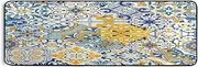 Colorful Patchwork Tile Hallway Runner Rugs Kitchen Floor Mats Laundry Farmhouse Living Room Decor Area Rug 72x24in Ceramic Tile in Talavera Style