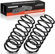 [A-premium] 2PCS Front Suspension Coil Spring Set Compatible with Jeep Wrangler 2000-2006 L6 4.0L, TJ 2000-2005 L6 4.0L, Replace# 52060130AA, 52088126