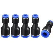 5pcs Push to Connect Fittings 5/16" -5/32" Straight OD Push Fit Fittings