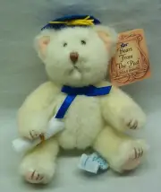 RUSS Bears from the Past GRADUATE TEDDY THE BEAR 7" Plush Stuffed Animal NEW
