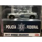 GREENLIGHT 2017 DODGE CHARGER 墨西哥聯邦警車 1/64 清漆 綠機器 寶藏