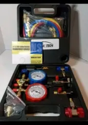 AURELIO TECH 3 Way Auto Air conditioning manifold gauge
