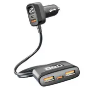 PD Type-C USB Car Charger Socket Cigarette Lighter Adapter 7.8A 78w Fast Charger (for: Fiat)