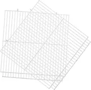 3sets Long-Lasting Hamster Cage Wire Board Fine Craftsmanship Easy to Use Separates Aggressive Pets 47x30x30cm 2pcs*3
