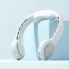 Portable Bladeless Neck Fan USB Rechargeable Sweatproof Cooling Ultra Quiet