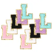 Chenille Letter Patches, 10 Pcs Iron on Letter Patch, Letter L