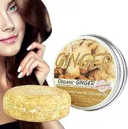 Regrowth Shampoo Bar - Natural Nourishing Shampoo and Conditioner Bar, Ginger Regrowth Bar Soap,Portable Hair Soap Shampoo Bar for Women Men Hair