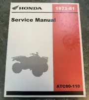 1973-1981 Honda ATC90 ATC110 ATC 90 110 Service Manual Genuine OEM 6291806