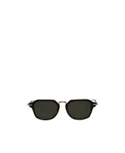 geometric-frame tinted sunglasses 52 Black