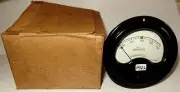 NOS-NIB Burlington AC Round Panel Meter Ammeter Amp Meter Amperes 0-150 Amperes