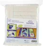 June Tailor Quilt As You Go Placemat 6/Pkg-Venice JT1457