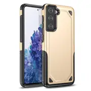 For Samsung Galaxy S21+ Plus Case, Shockproof Armor Protective Cover, Gold