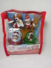 THE ELF ON THE SHELF 10 PC. BATH PLAY SET ELF PETS, NEW.