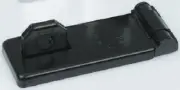 Abus STEEL HASP & STAPLE 150x60mm Black Galvanised, 15mm Hole Diameter