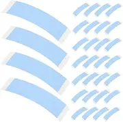Gogogmee Wig Tape Strips 48 Pieces Double-sided Wig Glue Comfortable Curved