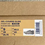 Asics Gel Course Glide Wmns Ladies Spikeless Golf Shoes - Sz 9 Glacier Grey/Aqua