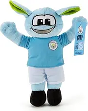 Man City Moonchester Mascot - Eco-Friendly 30 cm Plush Toy | Officially Licensed Football Collectible Manchester City Fans