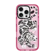 iPhone 16 Pro Impact Case MagSafe Compatible Silver Tiger
