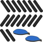 20 PCS Pickleball Lead Tape, Weighted 3g Pickleball Lead Tape, Adhesive Lead Tape Pickleball Accessory for Paddle Edge Guard, Paddle Edge Guard Increase Power and Swing Speed (Black)