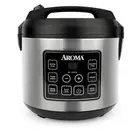 AROMA ARC-150SB 5 qt Digital Cool-Touch Rice Cooker - Silver