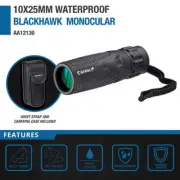 Barska Blackhawk 10 x 25mm Waterproof Hunting Monocular Shock Resist Waterproof