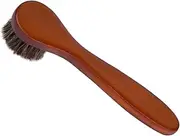 LIFKOME 1Pc Horse Hair Cleaning Brush with Handle Soft Bristle Dust Brush for Shoes Clothes and Household Use Portable Laundry Tool Brush for Stain Removal
