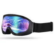 2022 NEW Ski Snowboard Goggles with Anti Fog Glare Extended Adjustable Strap US