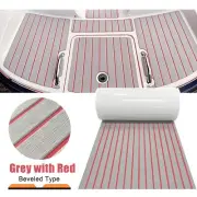 Red EVA Foam Boat Decking Sheet Marine Flooring Mat ✔DIY Faux Teak Deck Helm Pad