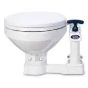 Jabsco 29120-5100 Manual Marine Toilet Regular Bowl Soft Close Lid