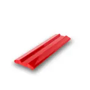 Boat Trailer Skids 3Mtr Grooved Plastic Profile Red Poly Teflon Slides 3000mm