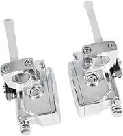 WFLNHB 25mm Motorcycle Handlebar Hydraulic Brake Clutch Master Cylinder Left Right Set Chrome Replacement for Yamaha Star 2002-2013