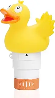 WQTHE Duck Chlorine Floater for 1" Tab ONLY, Mini Floating Pool Chlorine Dispenser