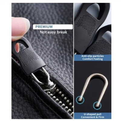Zips Slider Replacement Set Zippers Repair Kits Removable Zippers Pullers