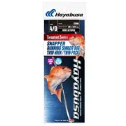 Hayabusa EX305 Snapper Running Sinker Strayline Rig Twin Pack 5/0