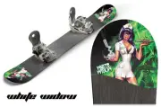 Snowboard Tip Decal Graphics sticker fits Burton,Capita,K2,GNU,LIB - WHITE WIDOW
