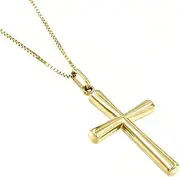 - Women's Cross in Yellow Gold - Yellow Gold Necklace with Cross - 2CR1336