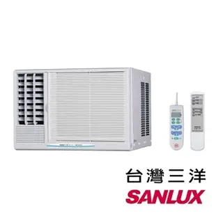 ☎來電享便宜大高雄地區含標準安裝 【SANLUX三洋】窗型冷氣(SA-L41FE/SA-R41FE)