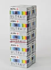 Agfa Ultra 100 36 exposures 10X rolls 35mm color negative expired film 12/2007