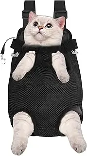 Pet Carrier Backpack,Dog Backpack Carrier Pet Backpack | Cat Travel Backpack Legs Out, Dog Carrying Backpack, Adjustable Pet Carrier for Small Medium Dogs Cats