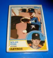 1983 Topps GROCERY rack CELLO SEALED Unopened 360 NOLAN RYAN front 705 CARLTON