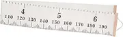 Kisangel Nordic Style Boys and Girls Growth Chart Wooden Canvas Height Measurement Ruler for Toddler Wall Decor