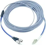VJSUWI Armored Fibre Patch Cable 2C OM1 2 Cores 1m2m3-m5m10m15m20m30M SC LC FC ST UPC One Multimode 2 Fibre Optical Fibre Jumper Outdoor (10 m, 3 Pieces SC-SC OM1)