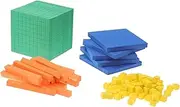 jojofuny Early Education Math Learning Toy 100 Counting Cubes Educational Counting Cube Set Boys and Girls Learning Toys Math