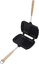 Pan Double Sided Frying Pan Nonstick Panini Maker with Removable Handles