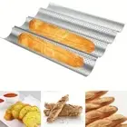 Waves Baguette Baking Tray Nonstick French Bread Baking Pan New Baguette Mold