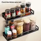 Stainless Steel Hanging Spice Racks Organizer Kitchen Shelf 25cm Black