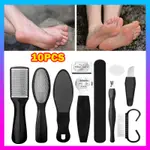 10PCS/23PCS FOOT FILE SET DEAD HARD SKIN CALLUS REMOVER SCRA