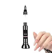 Gem Glue for Nails,8ml Rhinestone Glue Brush Pens - Nail Gem Accessories, 3D Design Art, Crystal Polish Decor Cured for Crystal Beads