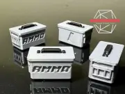 1:18 Scale Model Ammo Can For RC Crawler Garage Accessories axial rc4wd Set of 2
