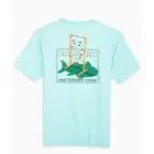 NWT Southern Tide Wake Blue Toss Like a Boss Short Sleeve Tee Small